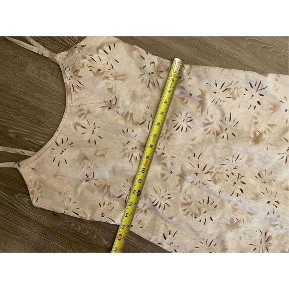 LES COPAINS Tan Flecked Geometric Mini Dress Size US Small - Picture 12 of 13